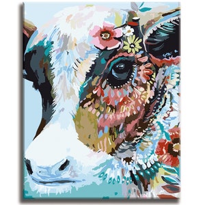 Cow Paint by Number 