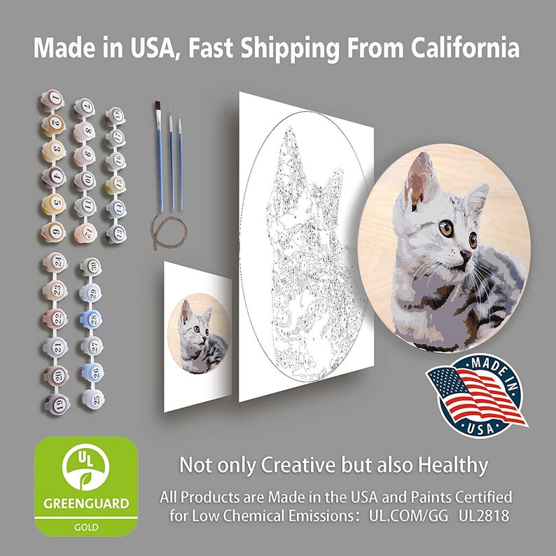 TEXTURE OF DREAMS Personalized Paint by Numbers Kit for Etsy