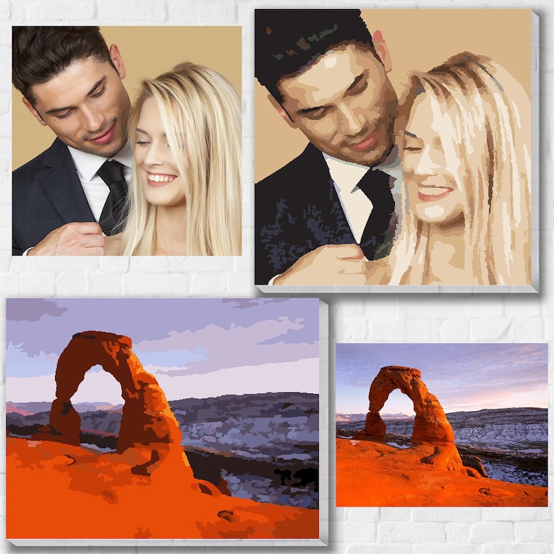 Personalized Paint by Numbers Kit for Adults Beginners Etsy