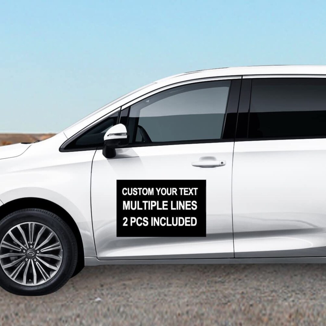 TEXTURE OF DREAMS Custom Car Magnet Personalized Vehicle Magnet for