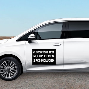 Imán personalizado para coche – Adhesivo personalizado para vehículos, publicidad para empresas