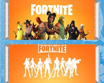 battle royale candy bar wrappers video game candy bar video game hershey bar wrappers video game chocolate wrappers instant download brahmantyos 5 de - mesa de candy bar de fortnite