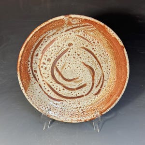 Serving Plate with Shino Glaze