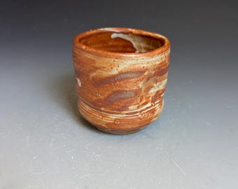 Shino Yunomi (Teacup) with Finger Dents