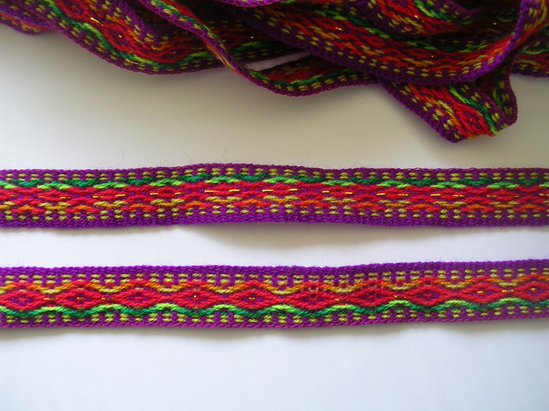 Barig Ribbons Woven Ethnic Braid Ribbon Width 16 Mm - Etsy