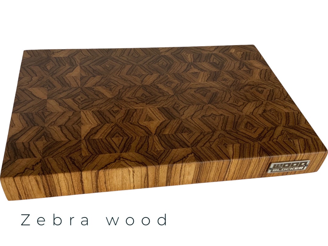Zebra Wood Edge Grain Cutting Board,/cutting Board Edge Grain Zebra