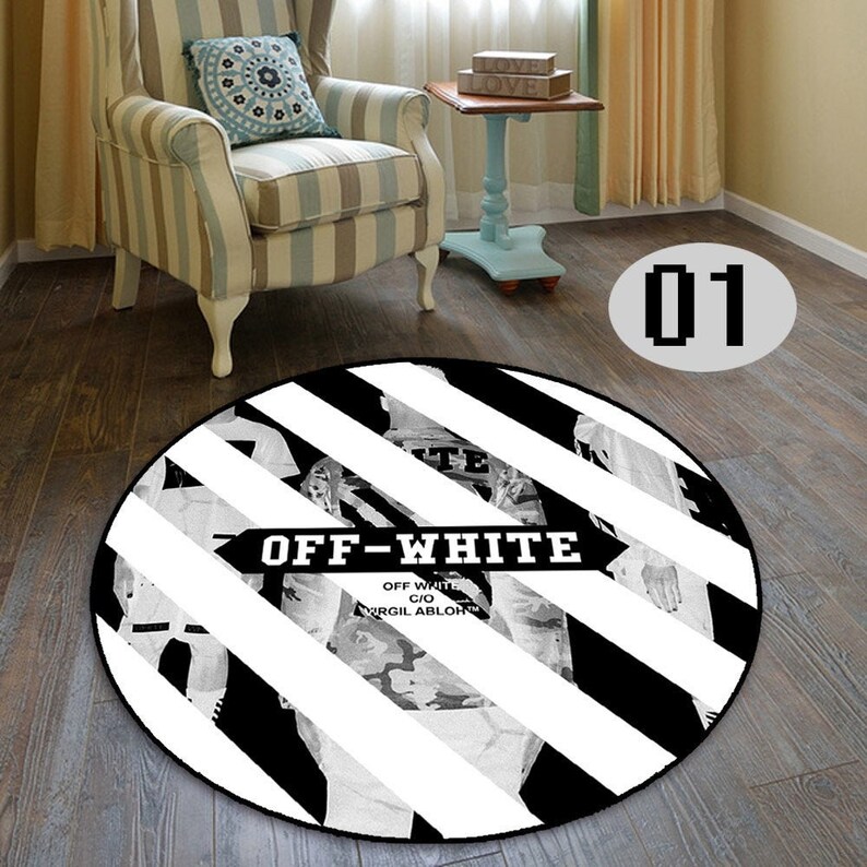 Street Fashion Street Style Graffiti Cool Round Floor Rug Etsy