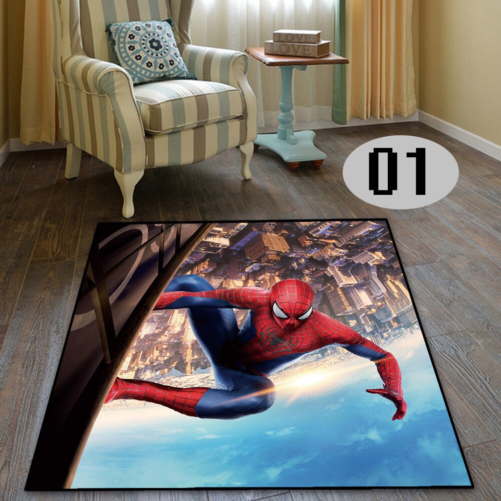 Spider Man Super Hero Marvel Cool Comic Floor Rug Carpet Etsy