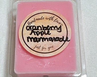 Cranberry Apple Marmalade Scented Wax Melt|Pumpkin|Soy wax|eco friendly|flame less|Christmas gift | stocking stuffer| soy wax melt|wax melt