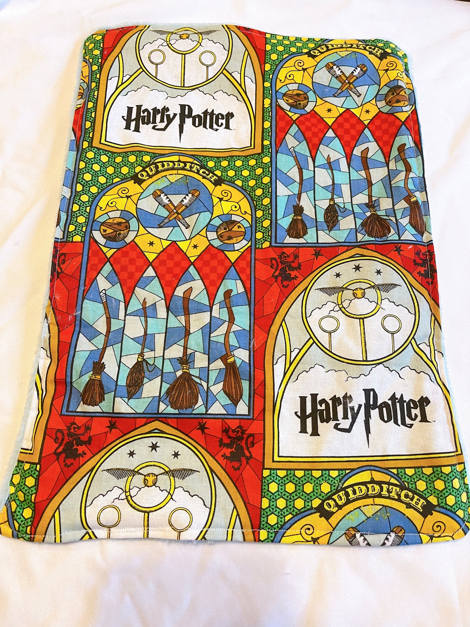 Harry Potter Burp Cloth Made with Licensed Harry Potter Fabric | Etsy