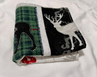 Christmas Deer Kitchen Wash Cloth | Christmas decor | Stocking Stuffer | Kitchen decor | Wash cloths | Christmas Gift