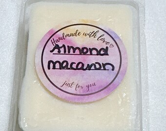 Almond Macaron Scented Wax Melt|Pumpkin|Soy wax|eco friendly|flame less|Christmas gift | stocking stuffer| soy wax melt|wax melt