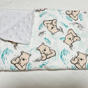 Bear themed Baby Burp cloth made with licensed Pooh Disney fabric|Baby Shower gift| bear cub | Baby Bear | burp cloth | mom to be | Baby boy