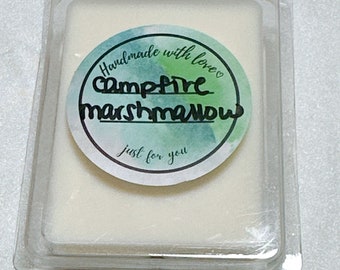Campfire Marshmallow scented Wax Melt|Pumpkin|Soy wax|eco friendly|flame less|Christmas gift | stocking stuffer| soy wax melt|wax melt