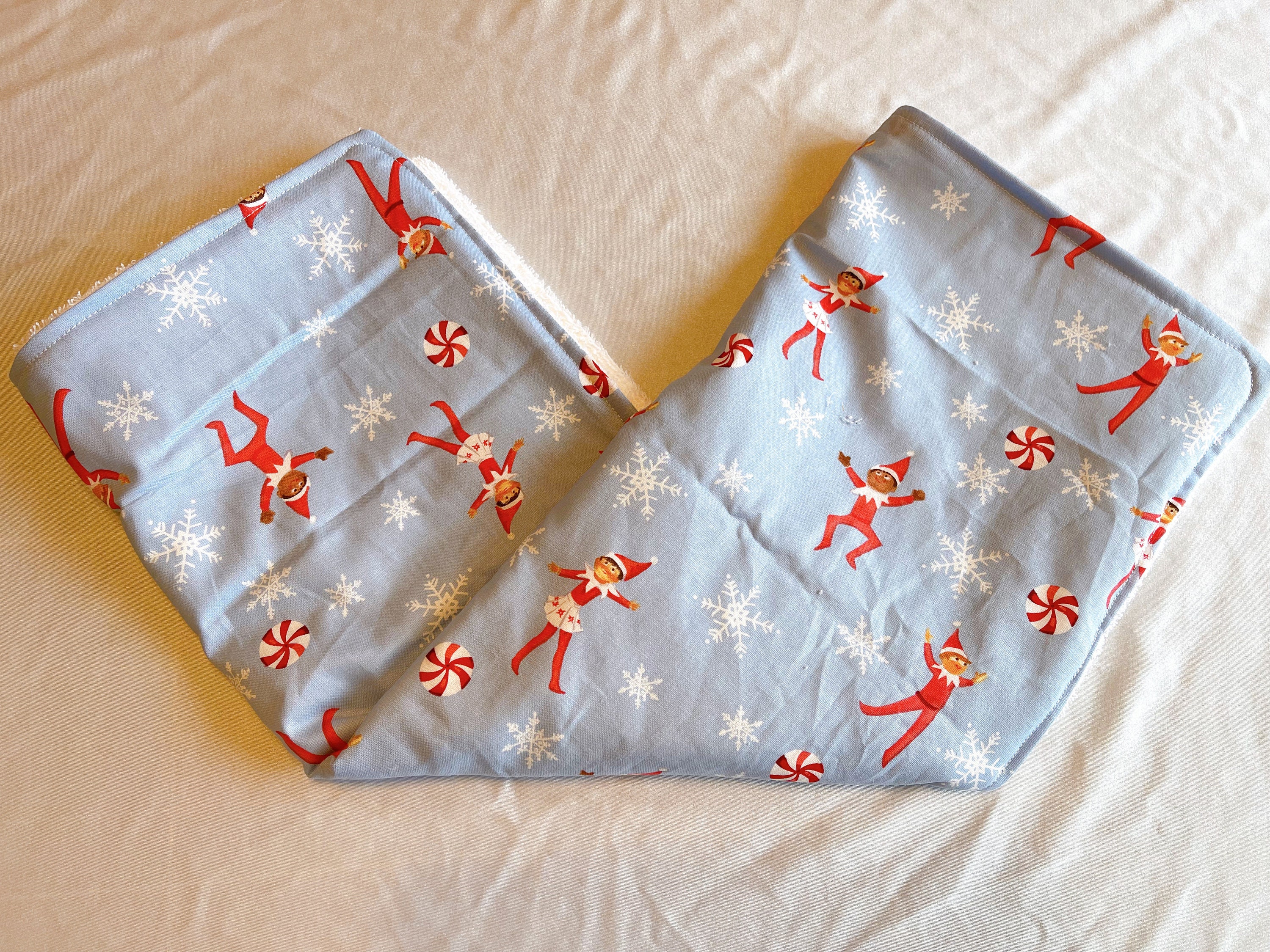 Elf on the Shelf Kitchen Towel made with licensed fabric Elf Etsy