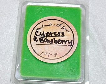 Cypress and Bayberry scented Wax Melt|Pumpkin|Soy wax|eco friendly|flame less|Christmas gift | stocking stuffer| soy wax melt|wax melt