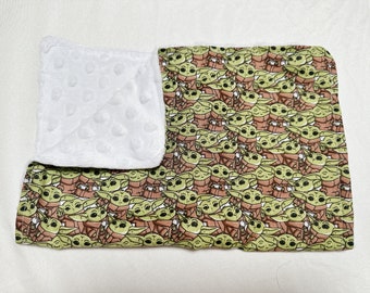 Baby Alien Child Burp cloth made with licensed Star Wars Fabric|Baby shower gift|mom to be|Space | baby alien |space inspired| baby gift