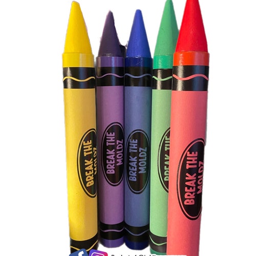 Large Crayons/ Crayons / Crayon Prop/ Custom Crayon / Crayon Etsy