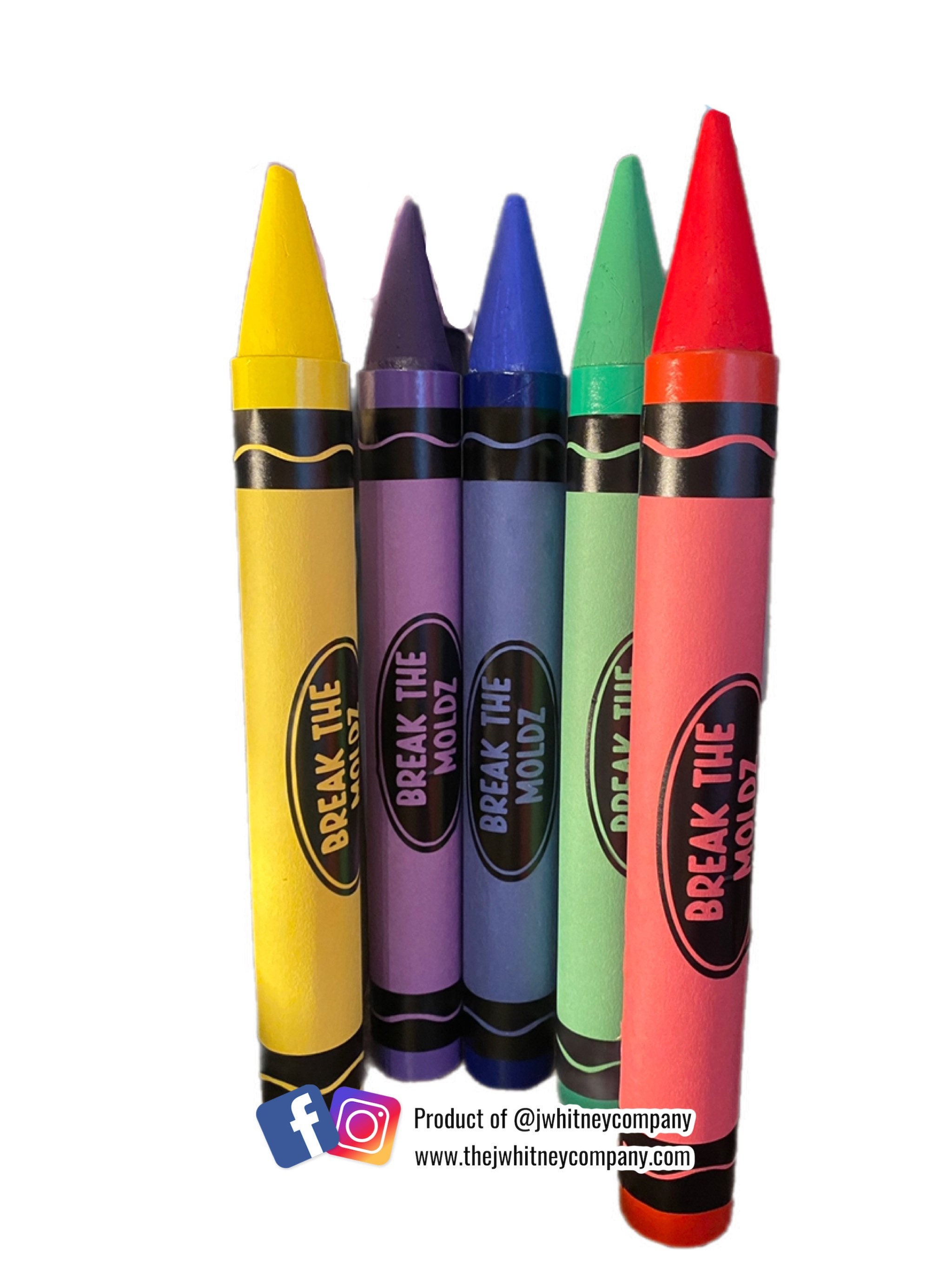 Custom Imprinted 6-Piece Crayon Sets