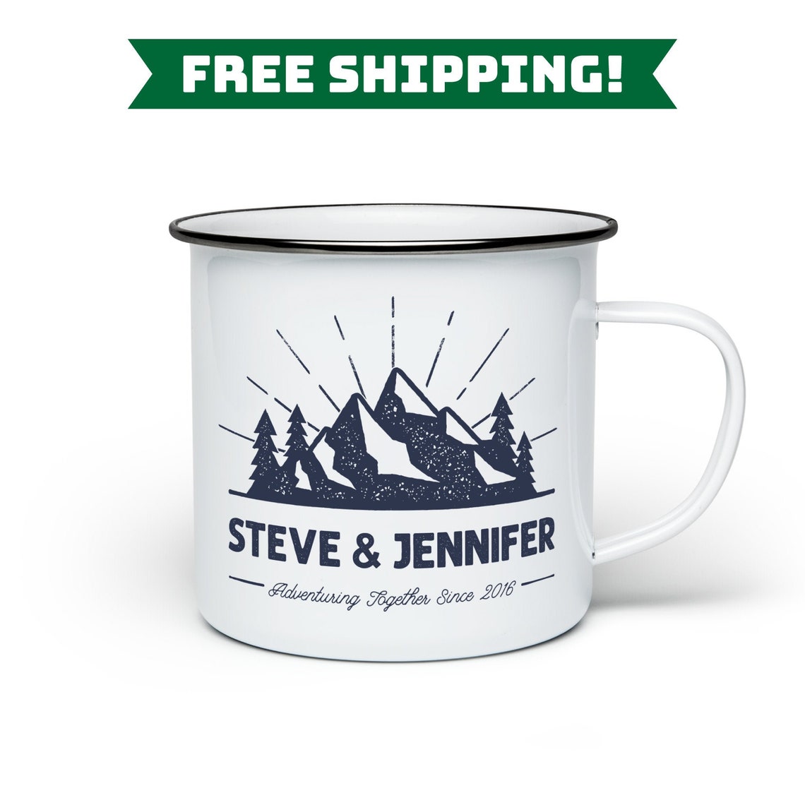 Personalized Camping Mug Custom Camping Mug Camp Mug Etsy