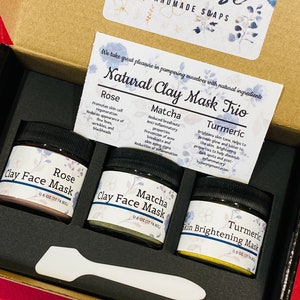 Clay Mask Trio / Natural skin care