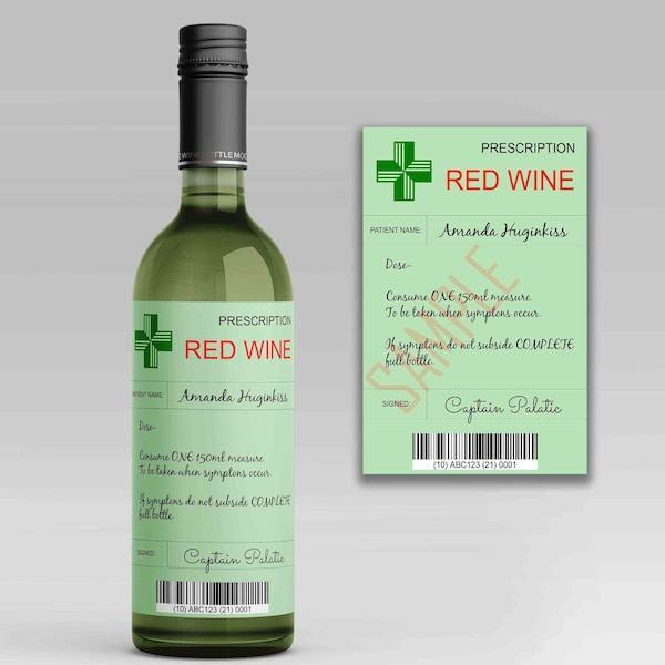 Funny Wine Labels Etsy UK