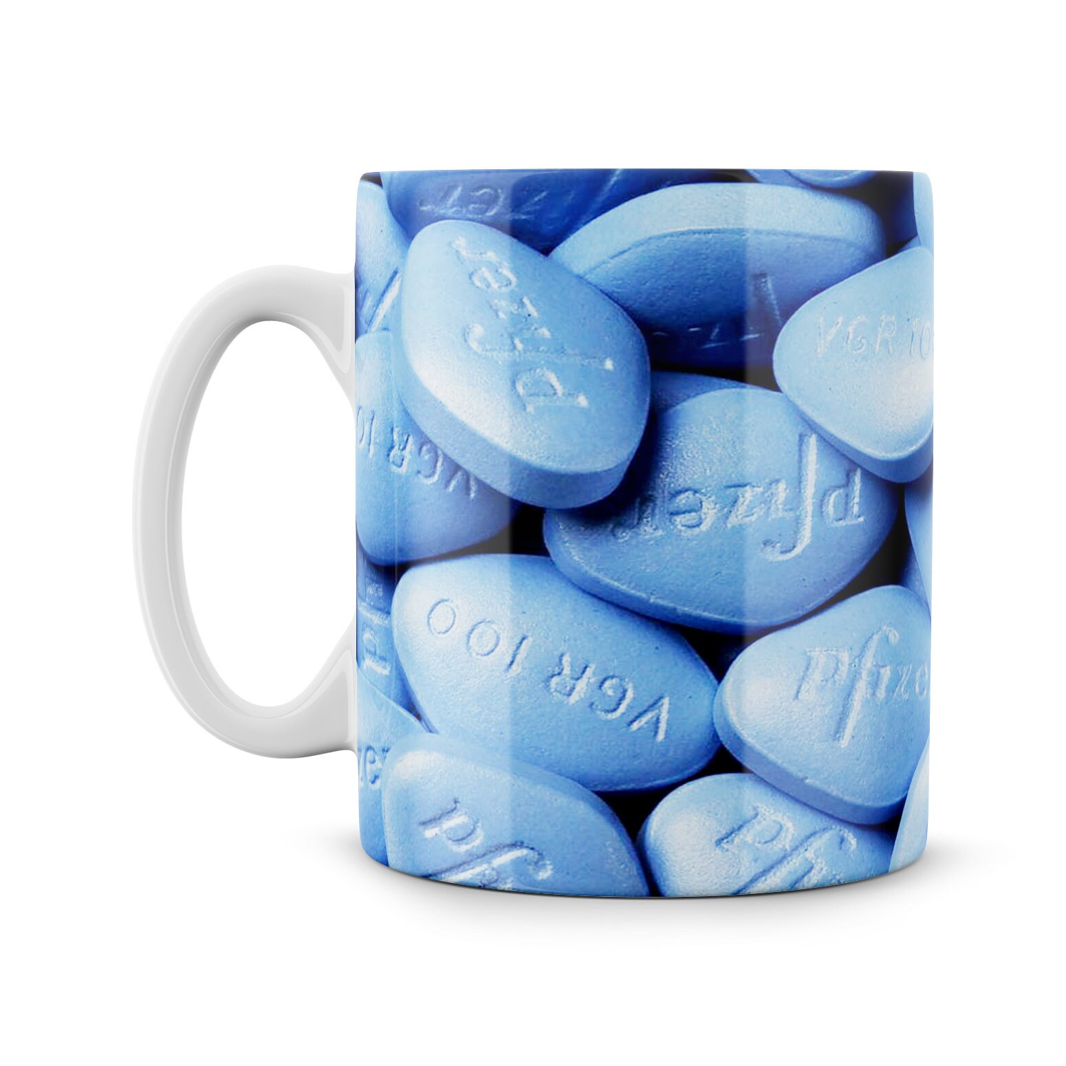 Little Blue Pills Funny Meme Mug Gift For Him Erectile Etsy