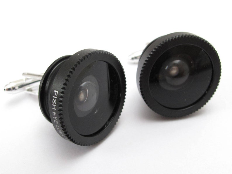 Real Glass Camera Larger Lens Cufflinks Ideal Gift For Photographer DSLR SLR For Men Wedding Groomsmen Gift In Gift Box Fathers Day Gift