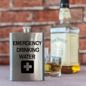 8oz The Spirits Aid Me Stainless Steel Flask 8oz The Spirits Aid Me Stainless Steel Flask