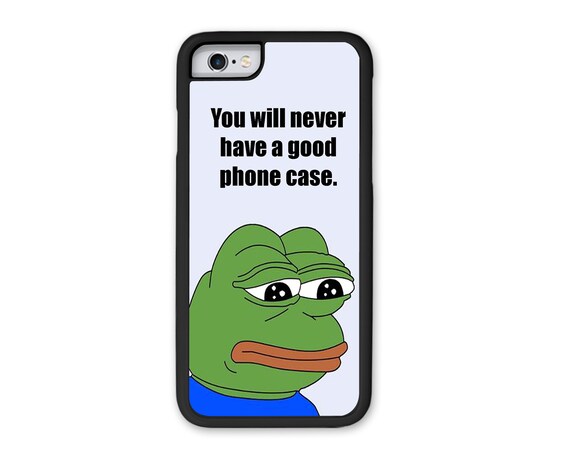 communicatie lekken modder Pepe de trieste kikker nooit een goede telefoon geval iPhone 5 | Etsy