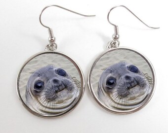 Awkward Seal Cute Parody Funny Dank Earrings Drop Dangling Humor Cute Funny Gift Inc Gift Bag Reddit 4Chan Internet Meme