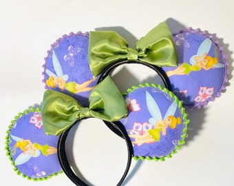 Peter Pan Tinkerbell Ears, Magic kingdom, Peter Pan Headband, Fairy Minnie Mouse Ears, READY TO SHIP