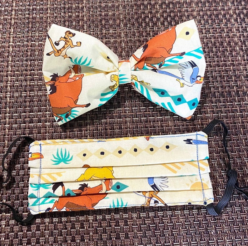 Lion King Hair Bow Animal Kingdom Bow Simba Clip Pumba Bow Etsy