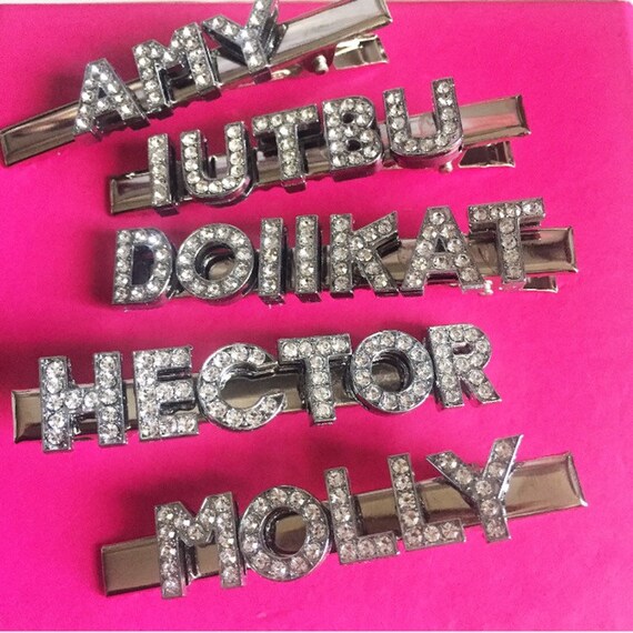 Personalised Hair Clip Custom Hair Clip Customised Hair Etsy UK