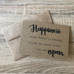 Tarjeta de bienestar: Felicidad