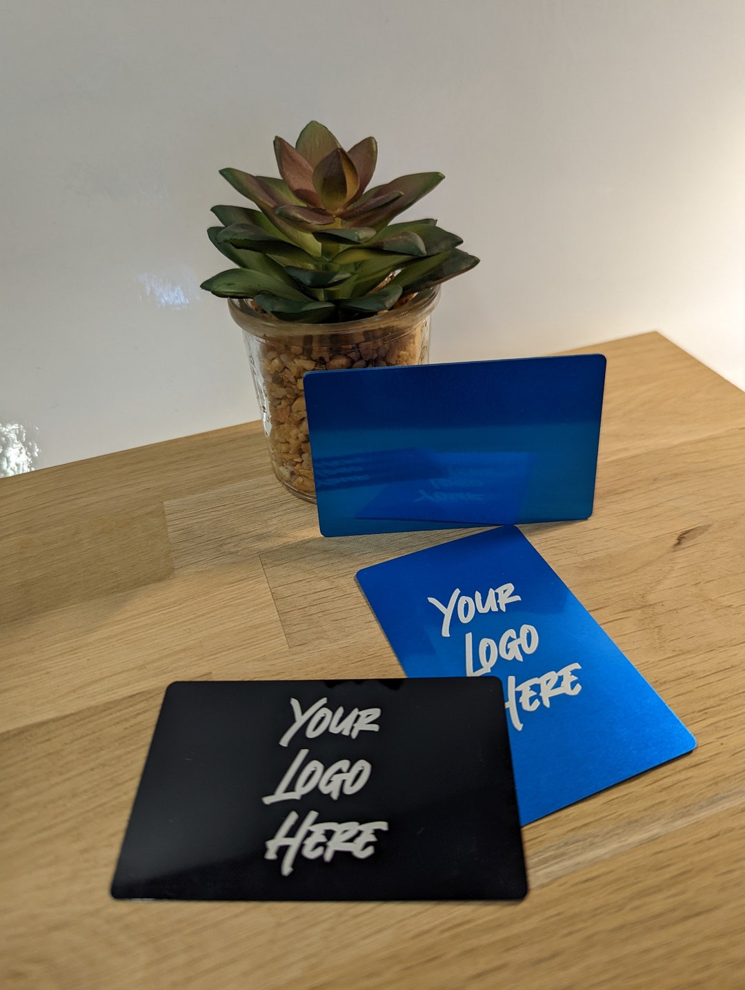 Personalised Metal Wallet Card Engraving Any Text Custom Card Keepsake