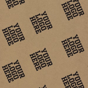 Customizable Packaging  Kraft Paper for Your Small Business , With your own logo, Branded  Kraft Paper, Branded Packaging Made in UK