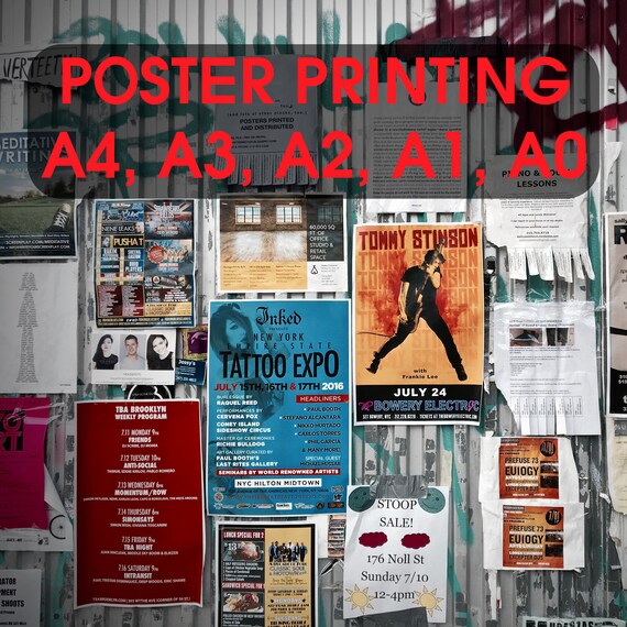 Custom 2024 poster printing