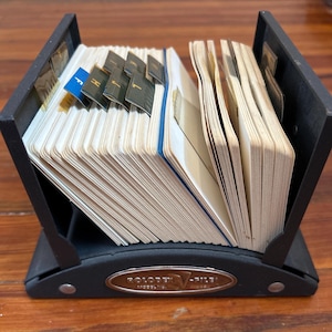 Vintage Rolodex Memory Dex Caddy by Rolodex File Model No. V335