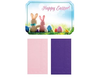 Happy Easter Paper Placemats and Napkins Combo Pack