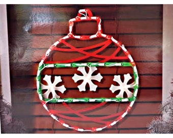 Christmas Ornament Lighted Instant Décor Window Decoration – 1 Piece