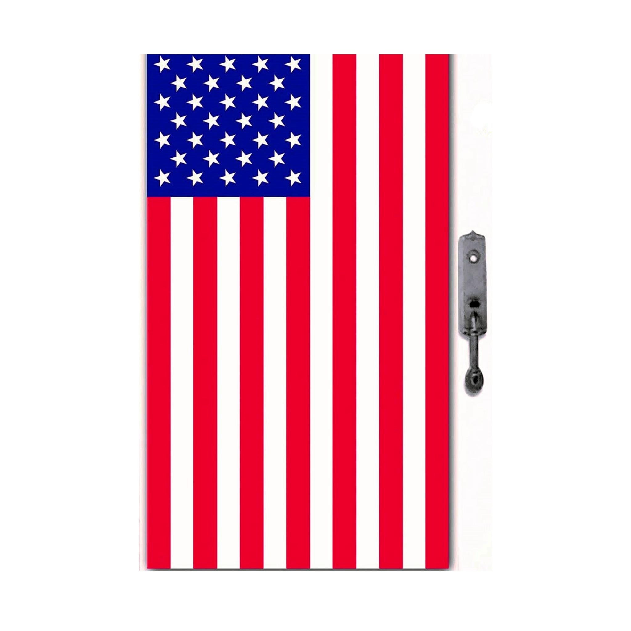 Patriotic American Flag Door Cover 1 Piece Etsy