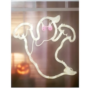 Halloween Ghost Silhouette Lighted Window Decoration - 1 Piece