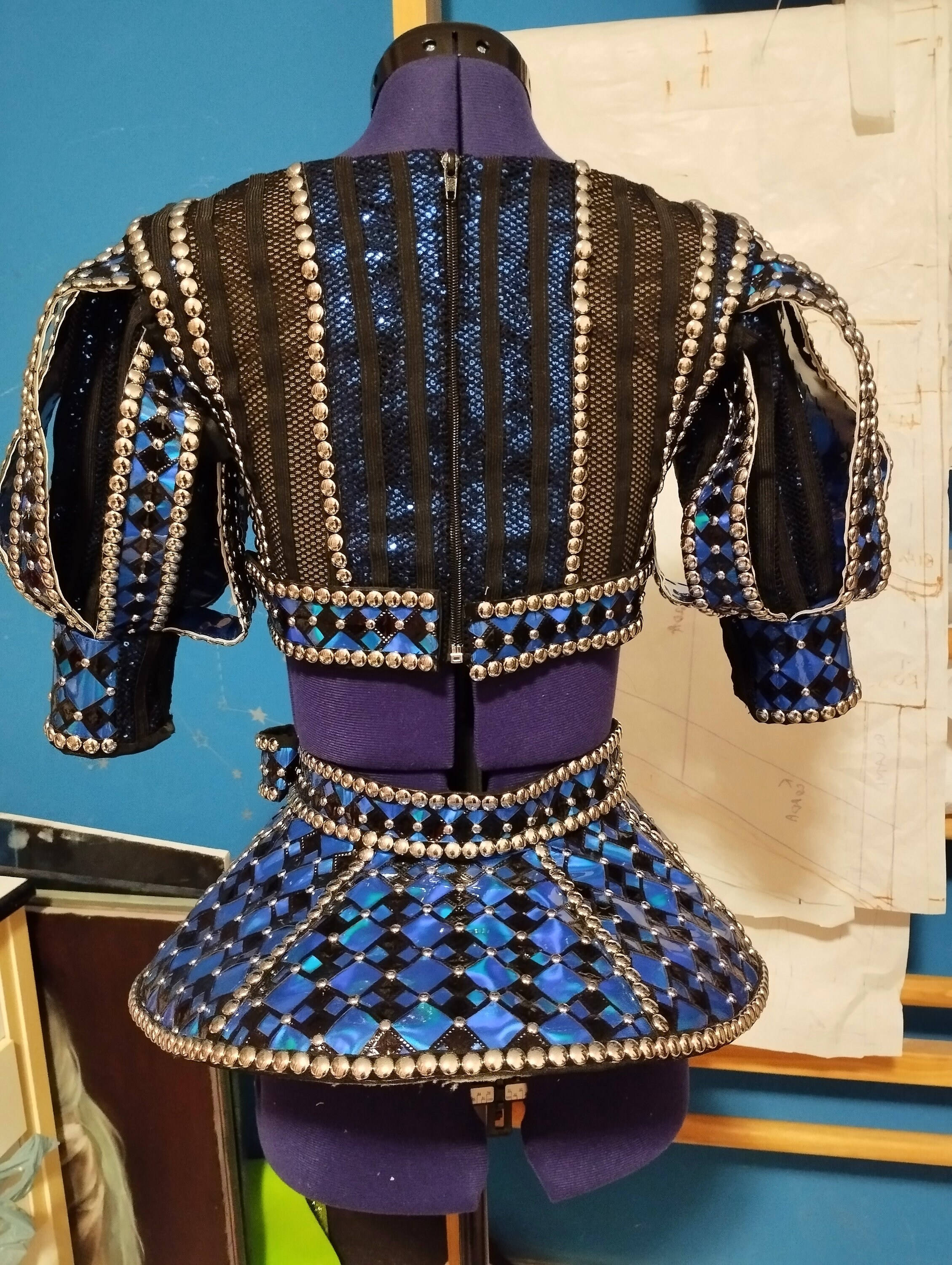 Musical Drama SIX Catherine Parr Cosplay Costume Top Pants