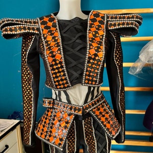 Réplica del disfraz de Alt Orange de Six the Musical, cosplay de Broadway, hecho a pedido