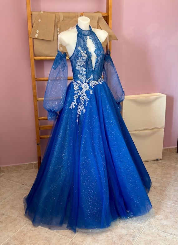Made to Order Handmade Fantasy Prom or Evening Dress  Lace Corset, Tulle  Skirt, Adjustable Back, and Gloves - Etsy Canada