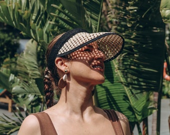 Bohemian Straw Sun Visor