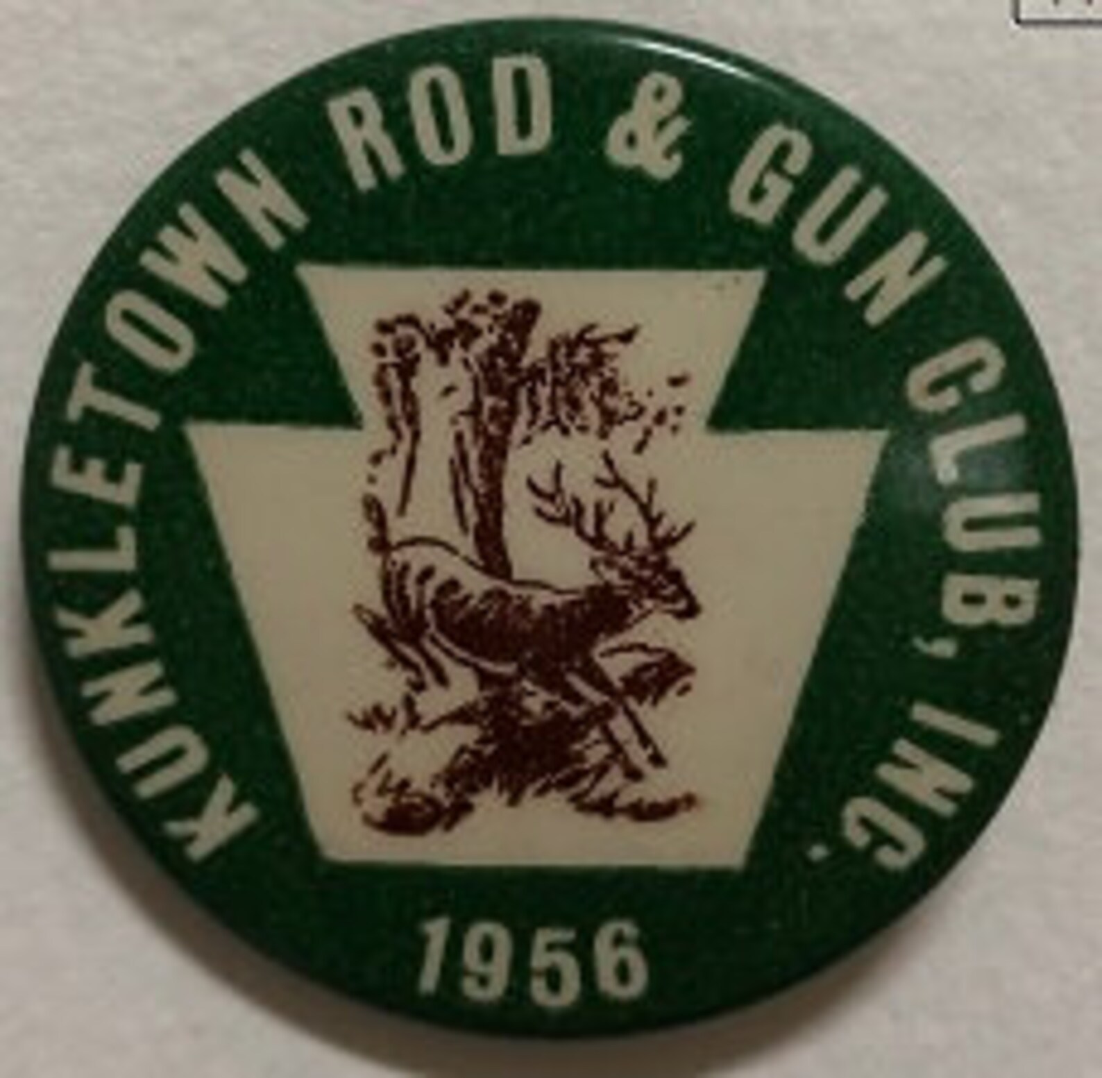 1956 Kunkletown PA Rod and Gun Club Button Etsy