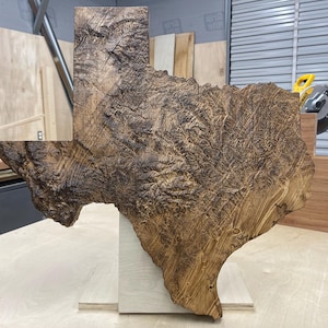 29in Texas 3D Relief Map