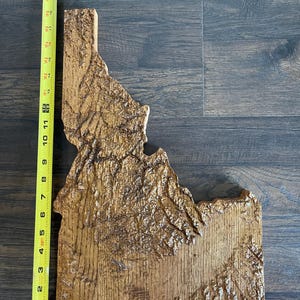18 em Idaho Mapa de relevo 3D